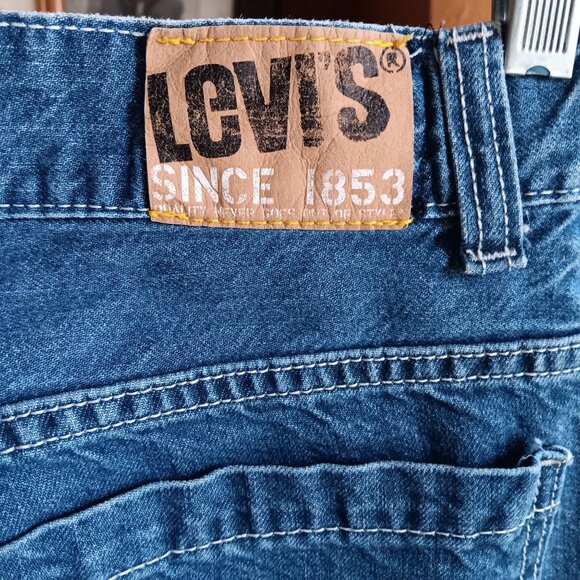 Vintage Y2K Carpenter Jeans Levis 29x28 Workwear Denim Red Tab Boys 16 Baggy - Picture 4 of 9